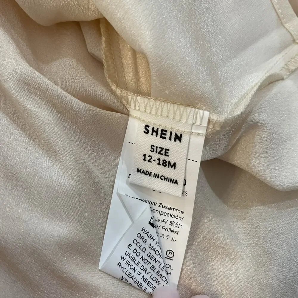 SHEIN Tulle Twirl Party Dress ~ 12/18M